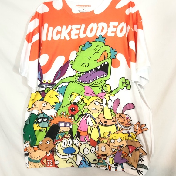 Nickelodeon 90’s Style Graphic Tee TV Shows - Picture 1 of 8
